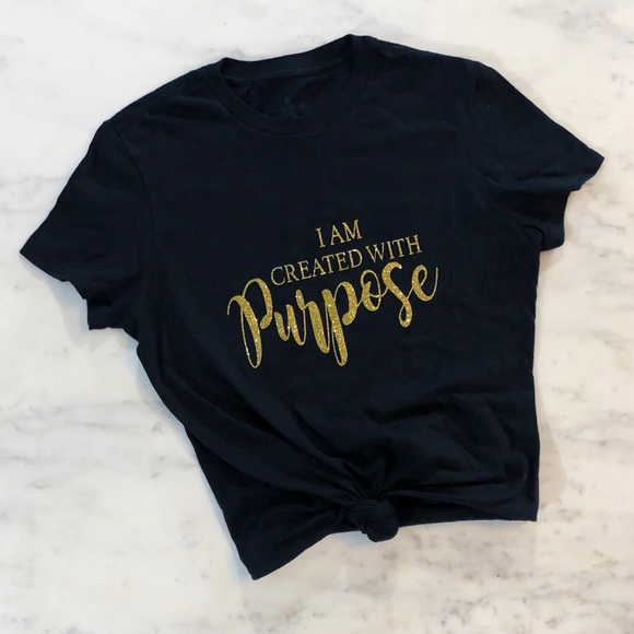 I am Created with Purpose Christian T Shirt - Picture 3 of 10
